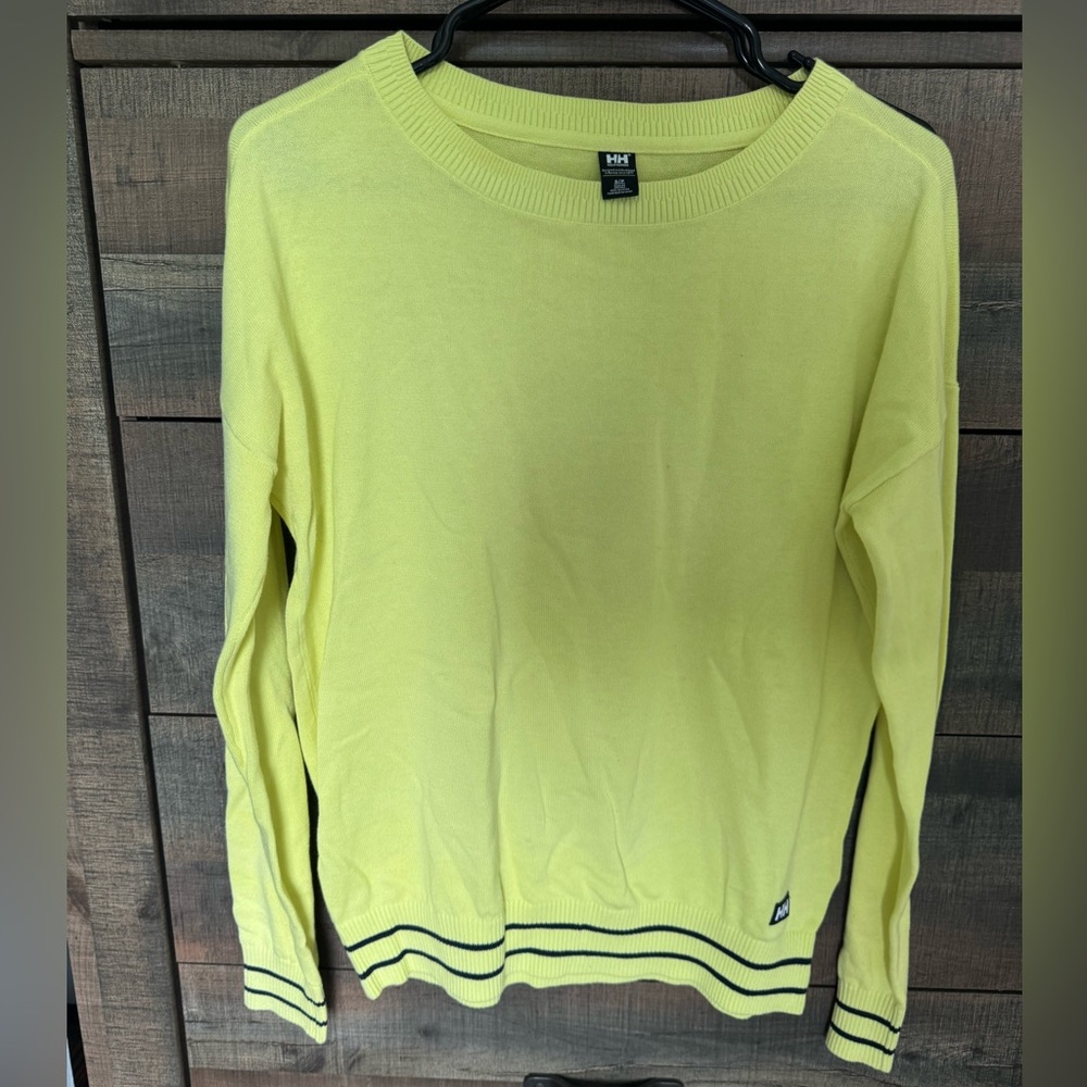 Helly Hansen Light Yellow Knit Sweater